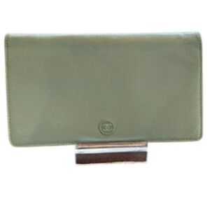 Chanel Light Blue Long Wallet